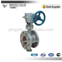 producing china for popular goods worm gear drive butterfly valve